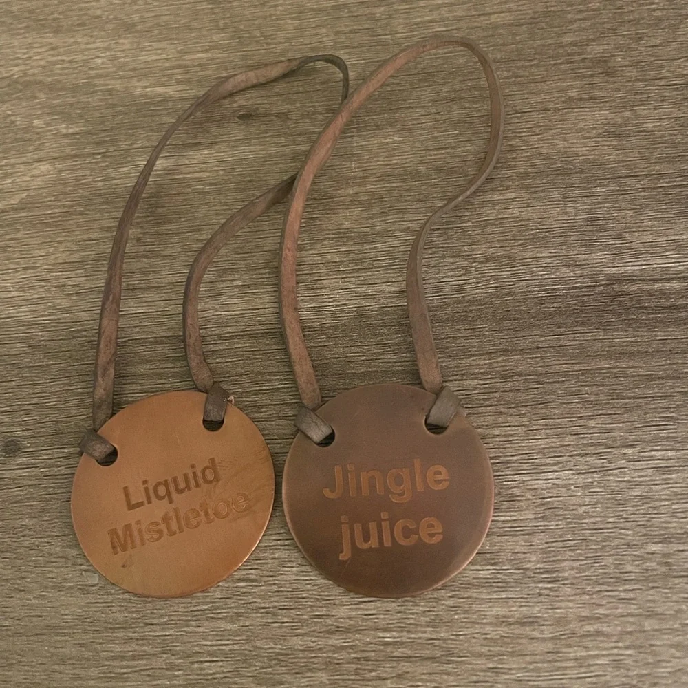 Creative Coop Christmas Drink Bottle Tags